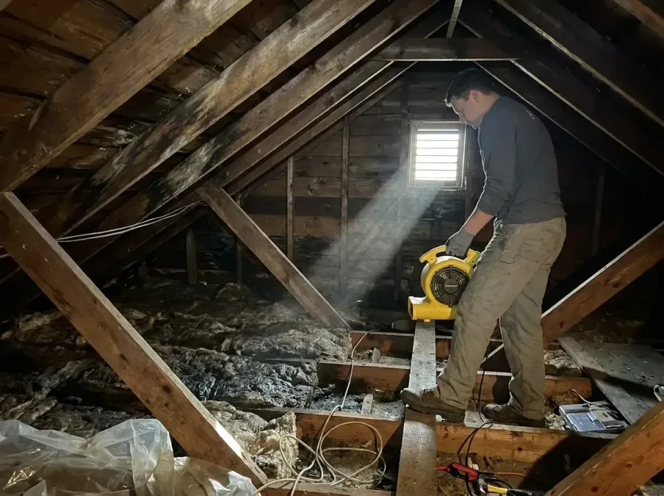 attic-water-damage-drying-proc-007 — frequently asked questions, Emergency Water Extraction & 24/7 Flood Response in Pikevil…